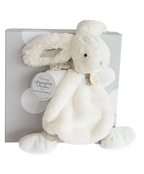 Doudou Pluchen konijntje crèmekleurig 26 cm