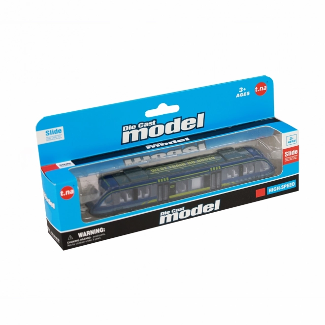 Moderne trein metaal/plastic 3 soorten