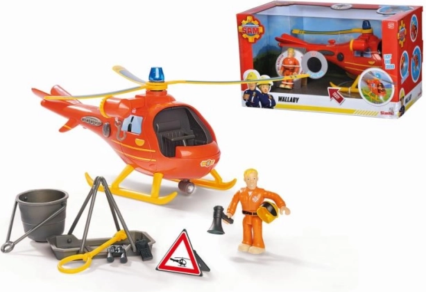 Brandweerman Sam helikopter met figuur