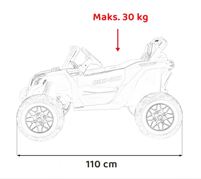 Kindervoertuig CAN-AM Maverick groen