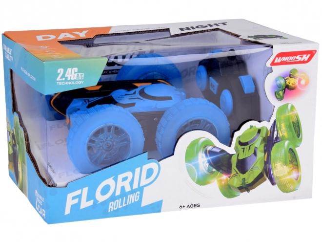 Leuk autootje 360 graden met verlichte wielen