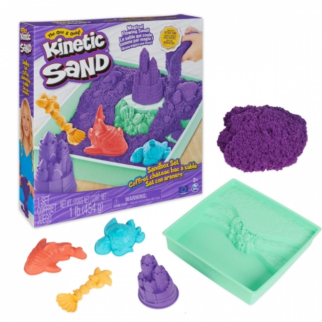 Kinetisch zand zandbak paars