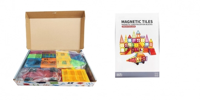 Kleurrijke magnetische bouwset