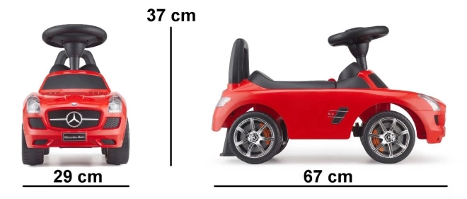 Kinderschuiver Mercedes-Benz SLS AMG rood
