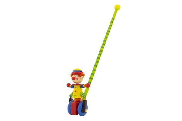 Dansende clown bij elke stap