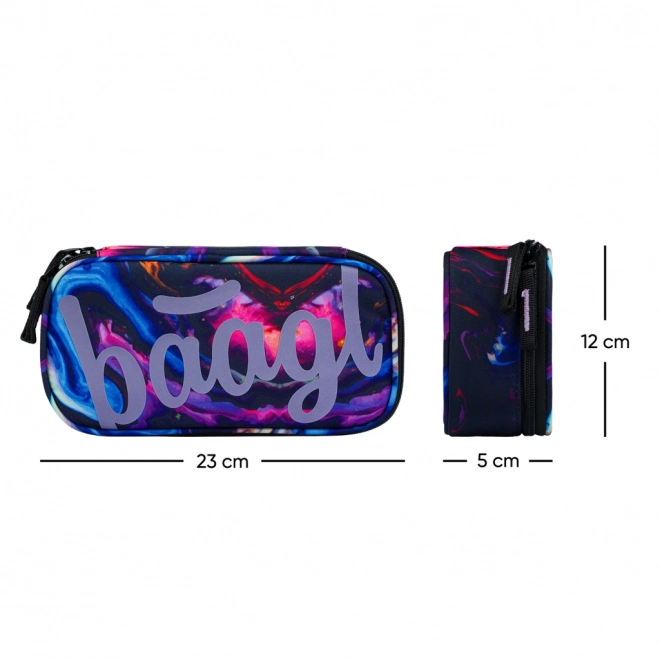 BAAGL 3 SET Core Marble: rugzak, etui, zak