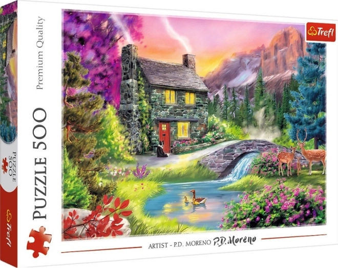 Puzzel 500 stukjes - Bergidylle