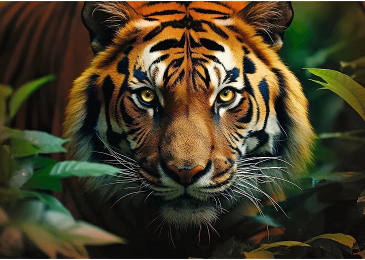 Majestueus tijgermotief