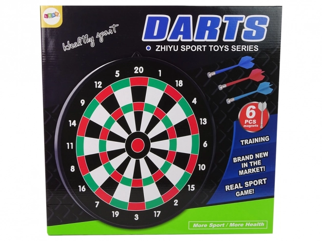Dartbord met magnetische pijlen 6 stuks