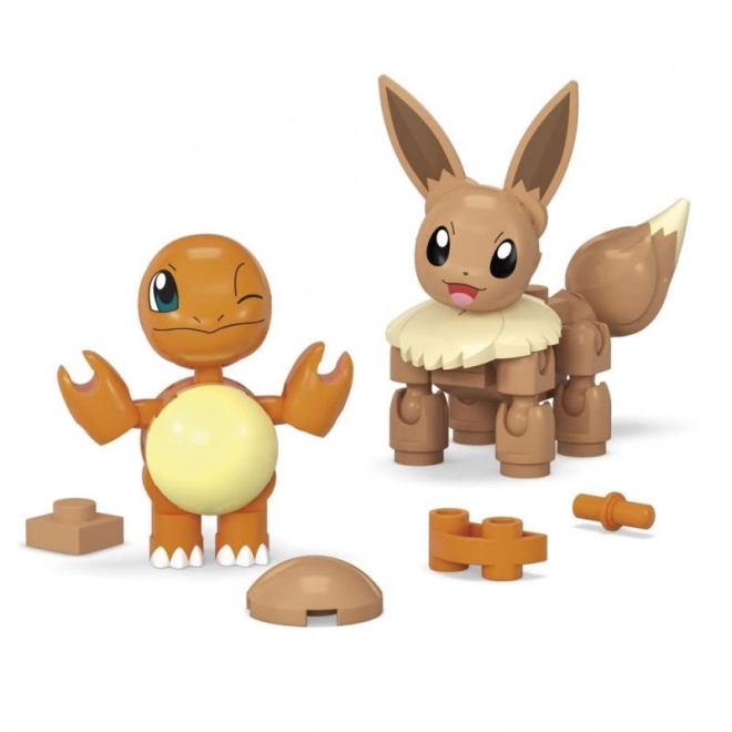 Constructieset Pokémon Poké Ball Charmander en Eevee