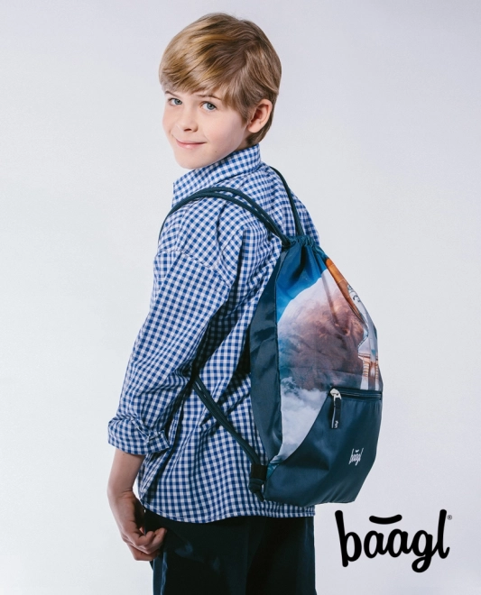 Baagl schoolset Space Shuttle: boekentas, etui, zak