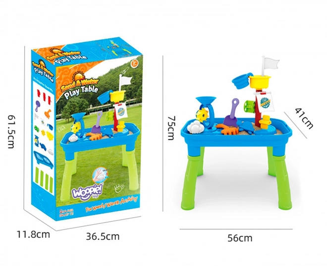Woopie kinder speeltafel water 2-in-1 piratenschip