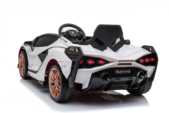 Lamborghini SIAN elektrische kinderauto met afstandsbediening – Bílé