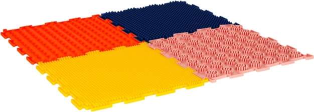 Orthopedische sensorische puzzelmat voor voetmassage