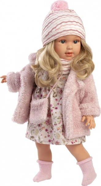 Realistische pop Lucia met zacht lichaam 40 cm