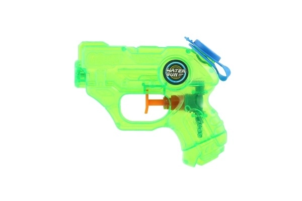 Waterpistool plastic 11x10cm 2 kleuren in zakje