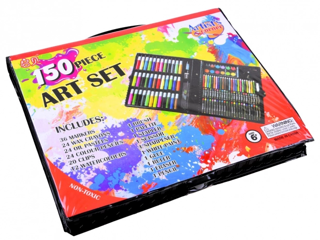 Kunstset in koffertje 150 stuks