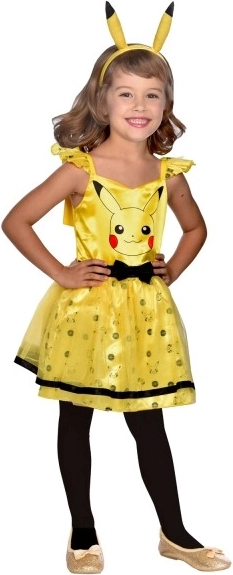 Kinderkostuum POKÉMON Pikachu jurk 3–4 jaar