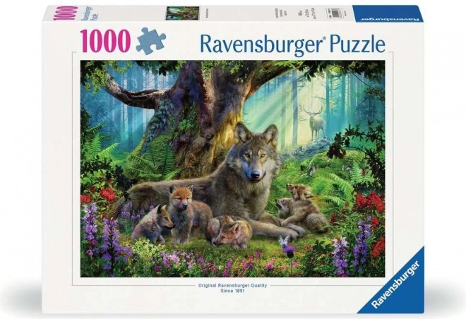 Puzzel Wolven in het bos 1000 stukjes
