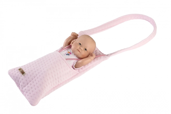 Guca 946 NIEUWGEBOREN MEISJE - realistische baby pop met volledig vinyllichaam - 25 cm