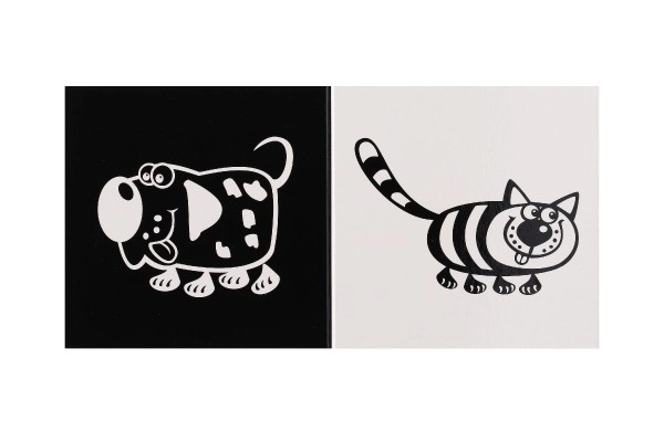 Boekje Contrast Leporello Dieren van het Boererf 15,5x15cm 0m+