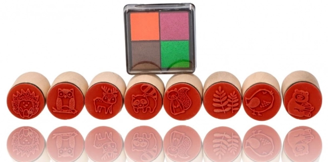 GOKI Houten stempels - Bosdieren