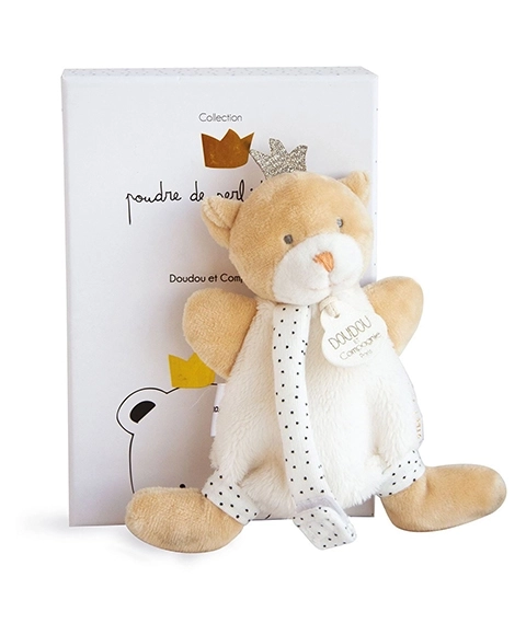 Cadeauset pluchen teddybeer met speenhouder
