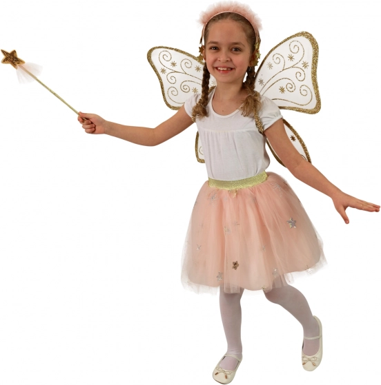 Kinderkostuum fee met roze tutu-rok