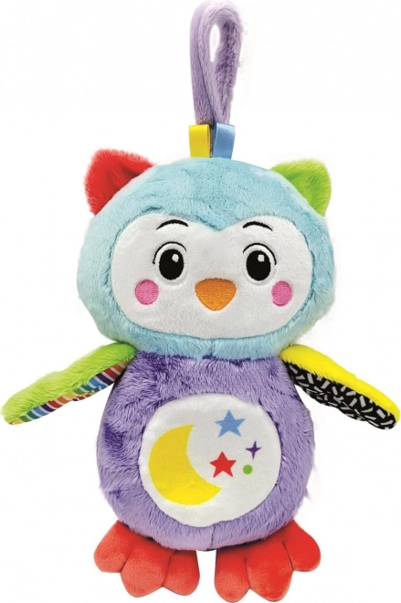 CLEMENTONI BABY Pluche Uil voor een Goede Nacht met een Lichtje