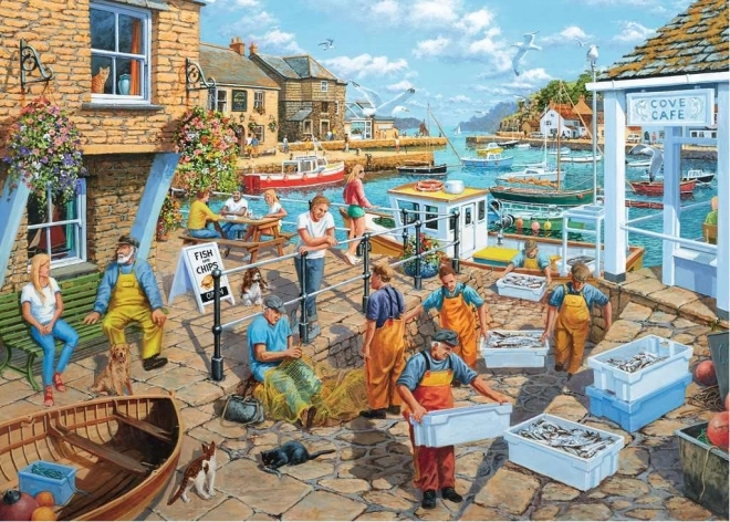 Ravensburger puzzel vissersleven 1000 stukjes