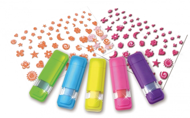 Haarkrijt - set van 5 kleuren