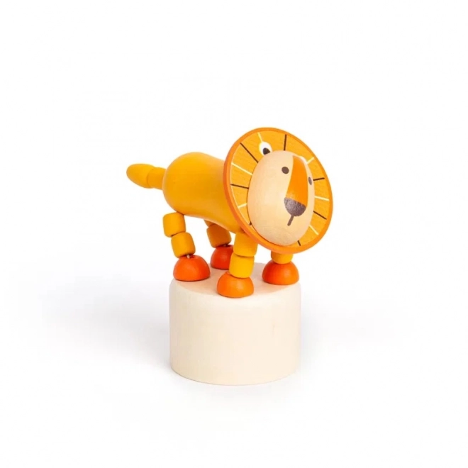Bigjigs Toys Houten Knijpdieren Safari Leeuw