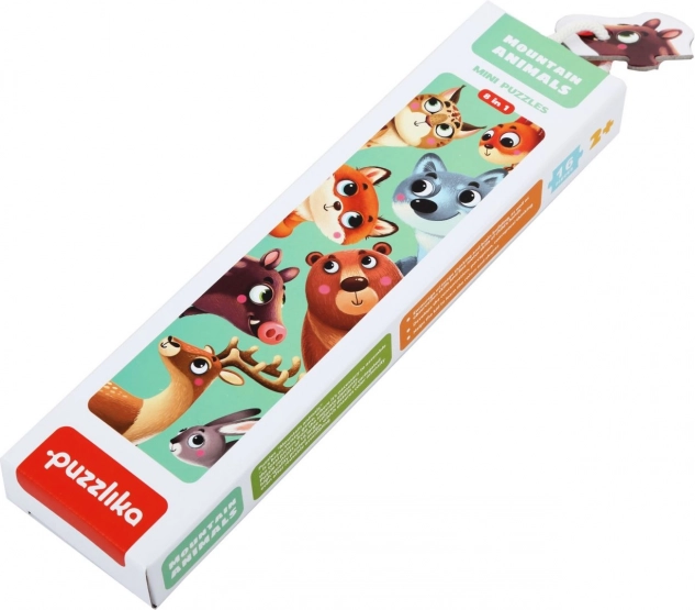 Puzzlika bosdieren – educatieve puzzel voor kinderen, 16 stukjes