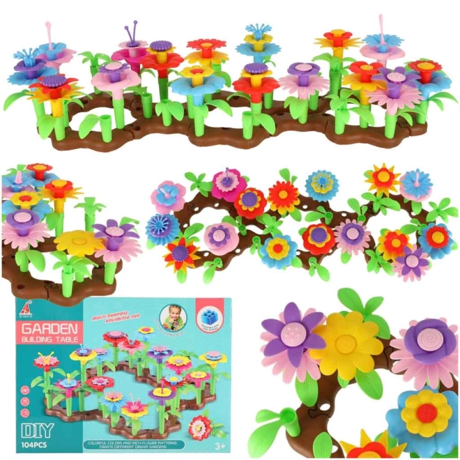 Creatieve blokken Bloementuin