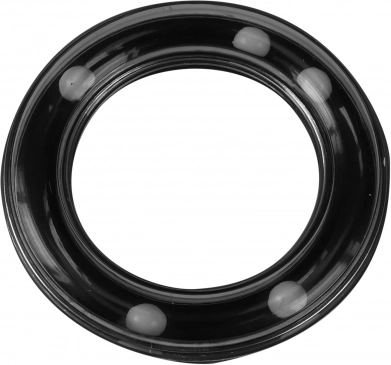 Rammelaar ring – zwart