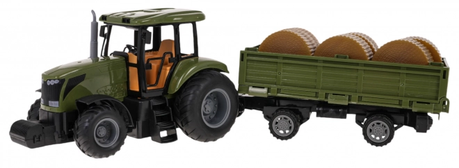 Groene trekker met aanhanger R/C
