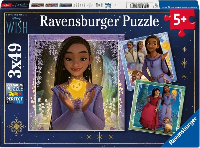 Ravensburger puzzel Disney Wish 3×49 stukjes