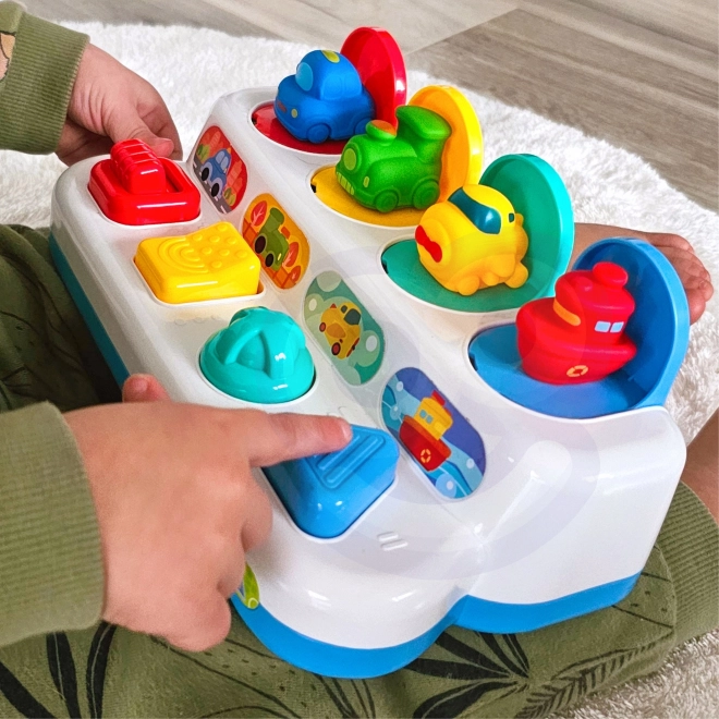 Woopie educatief kinderspeelgoed met uitspringende voertuigen Pop-Up