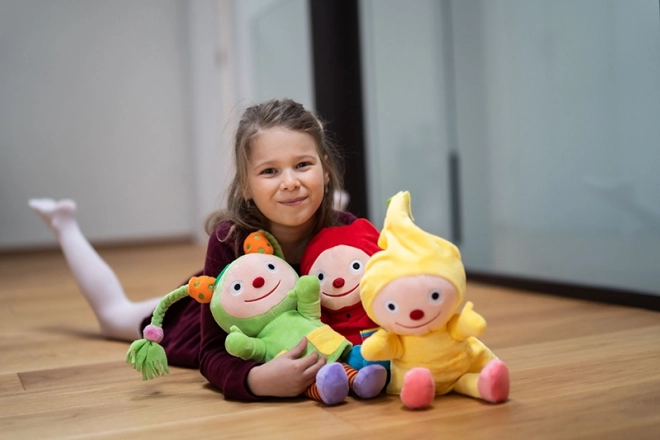 Fanynka Magische Kleuterschool zittend pluche 30cm 0m+