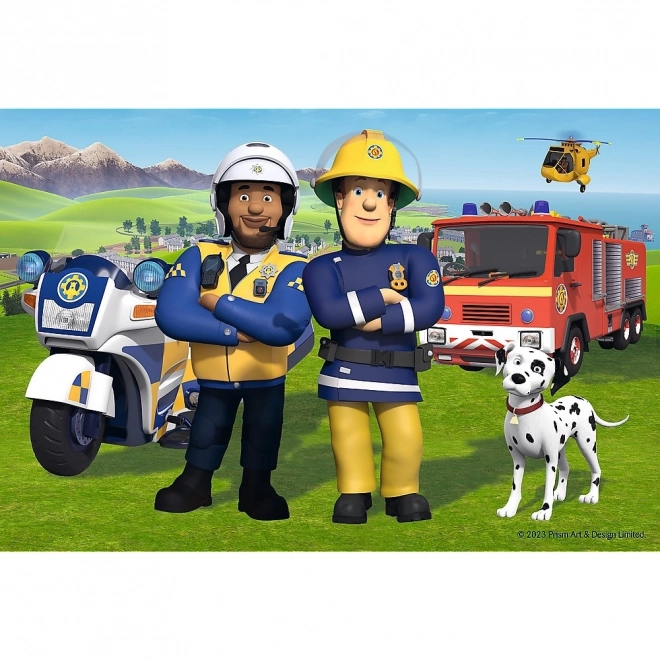 Puzzel 24 elementen SUPER MAXI Team brandweerman Sam