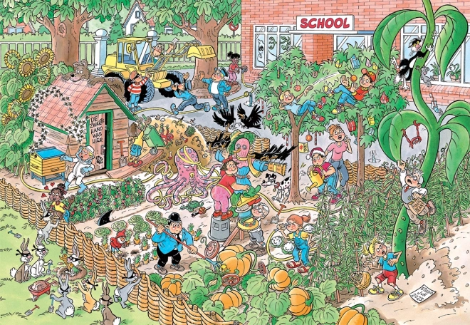 JUMBO Puzzel JvH Junior 18: Schooltuin 360 stukjes