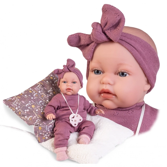 Antonio Juan 70356 TONETA - realistische babypop met geluiden en zacht stoffen lichaam - 34 cm