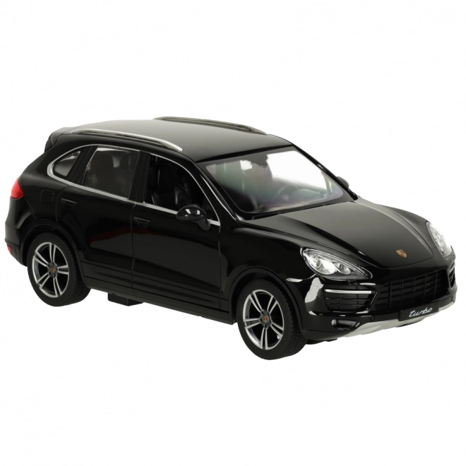 Raceautootje op afstandsbediening Rastar Porsche Cayenne Turbo zwart 1:14