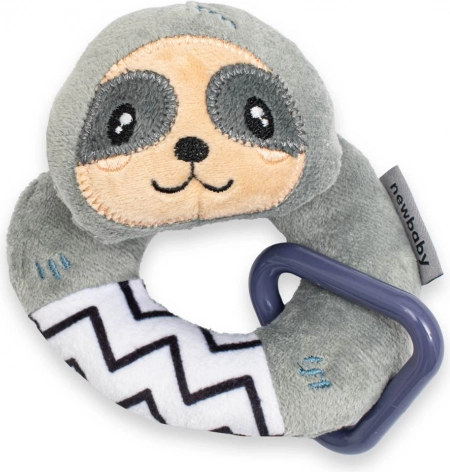 Pluchen rammelaar New Baby Sloth 11 cm