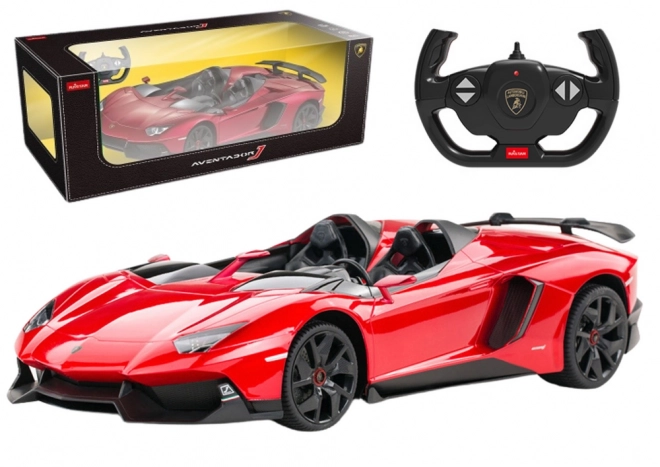 Rastar 1:12 Lamborghini Aventador Rood Cabriolet RC Auto