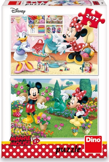 Puzzel DISNEY Minnie Mouse – 2×77 stukjes