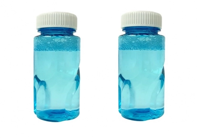 Bellenblaaspistool flamingo blauw