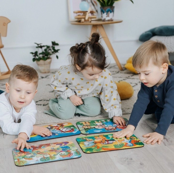 Puzzel 24 houten stukjes Paw Patrol