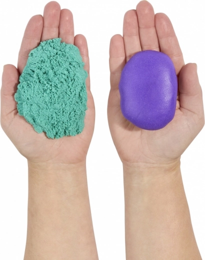 Nooit-uithardende klei en zand voor eindeloos modelleren