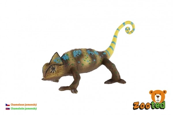 Jemenese kameleon in zak 18cm plastic